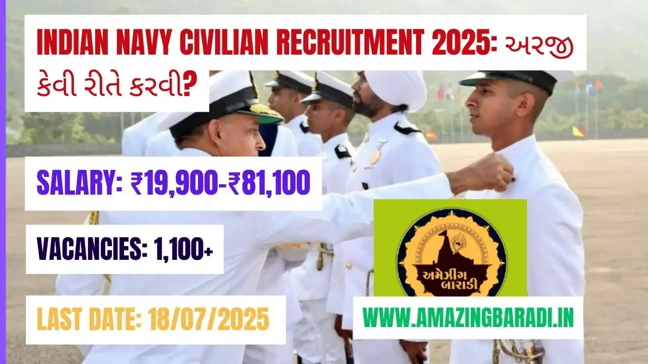 Indian Navy Civilian Recruitment 2025: અરજી કેવી રીતે કરવી?