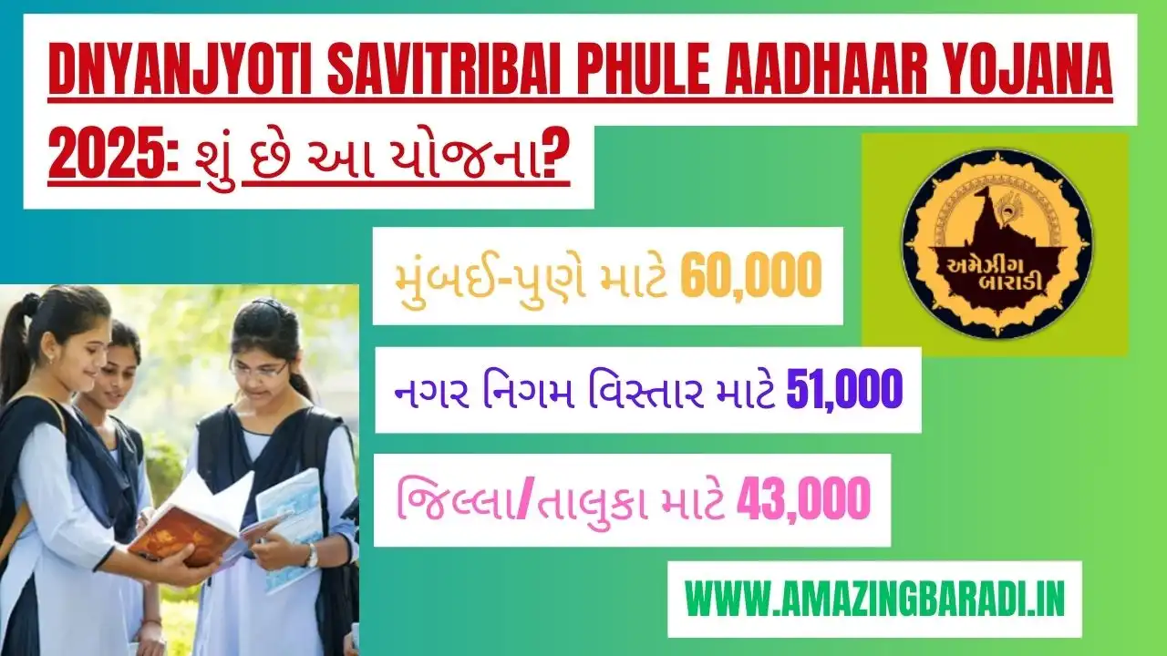 Dnyanjyoti Savitribai Phule Aadhaar Yojana 2025 શું છે આ યોજના