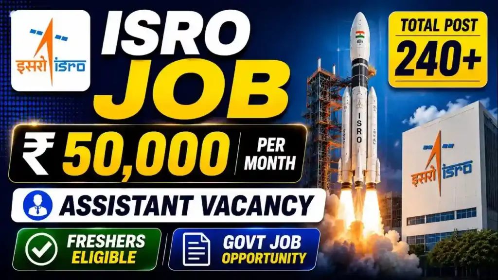 isro launched a large recruitment drive for multiple open positions