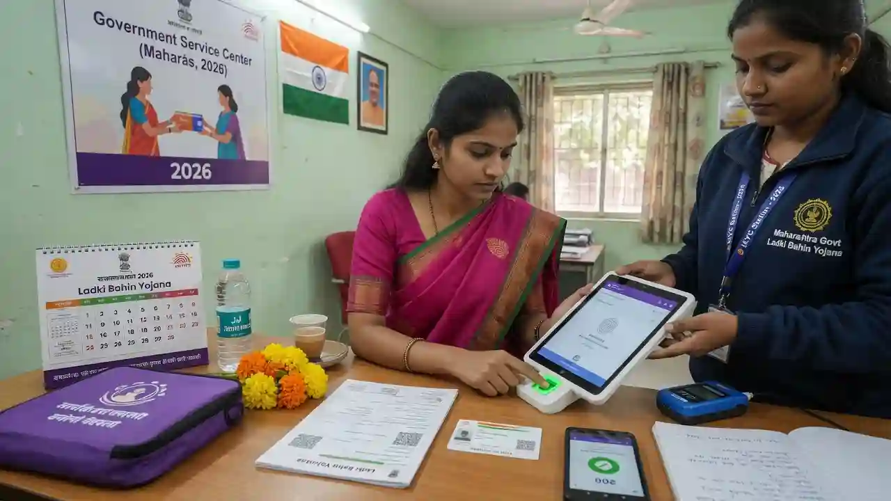 ladki bahin yojana ekyc​